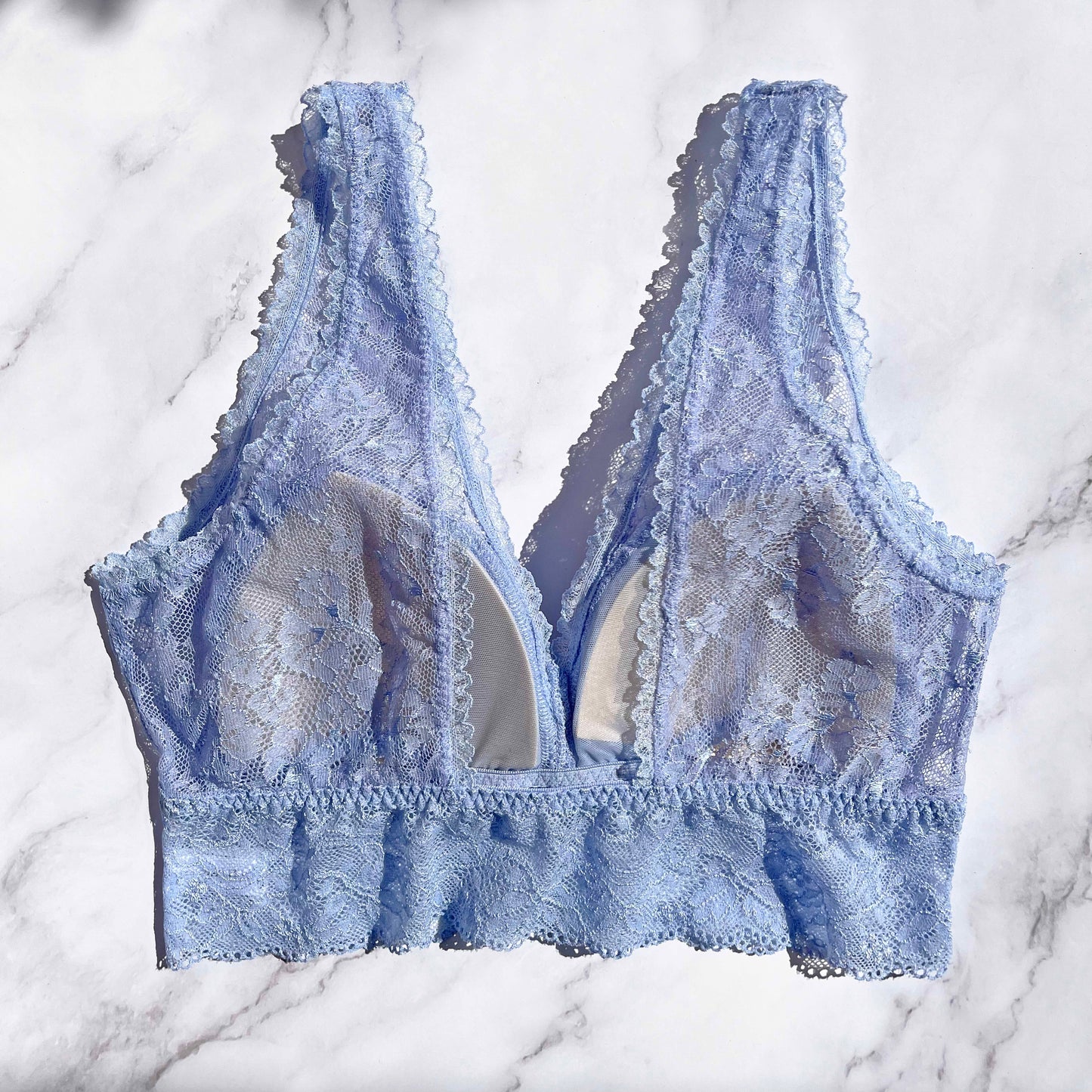 Viola Long Bralette|Blue