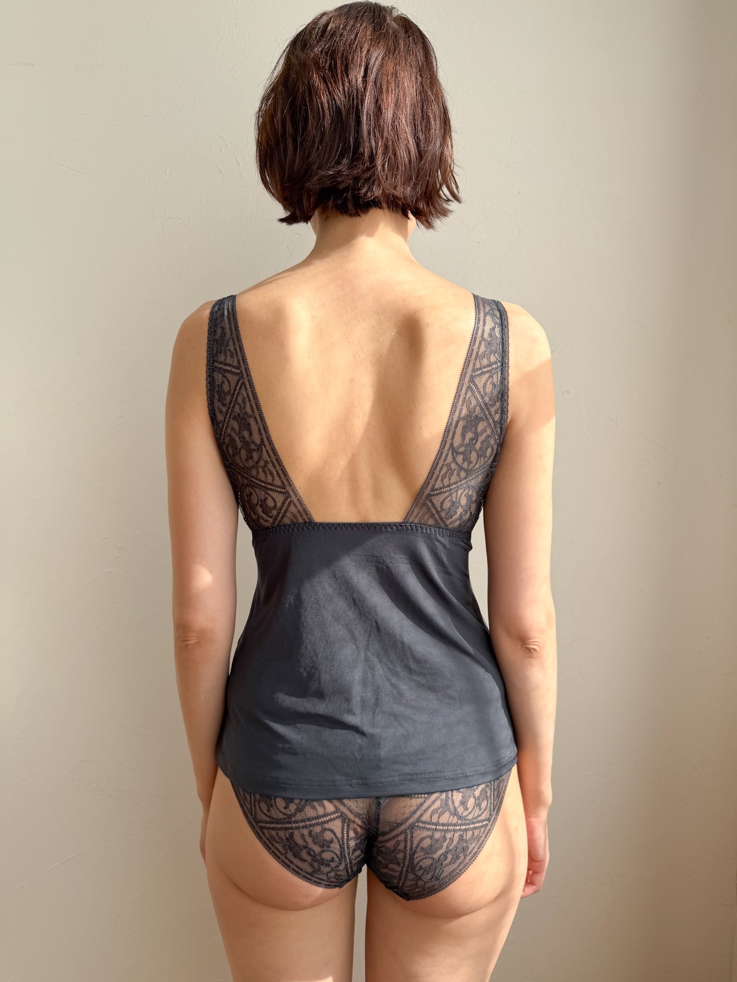 Amary BraCamisole|Charcoal
