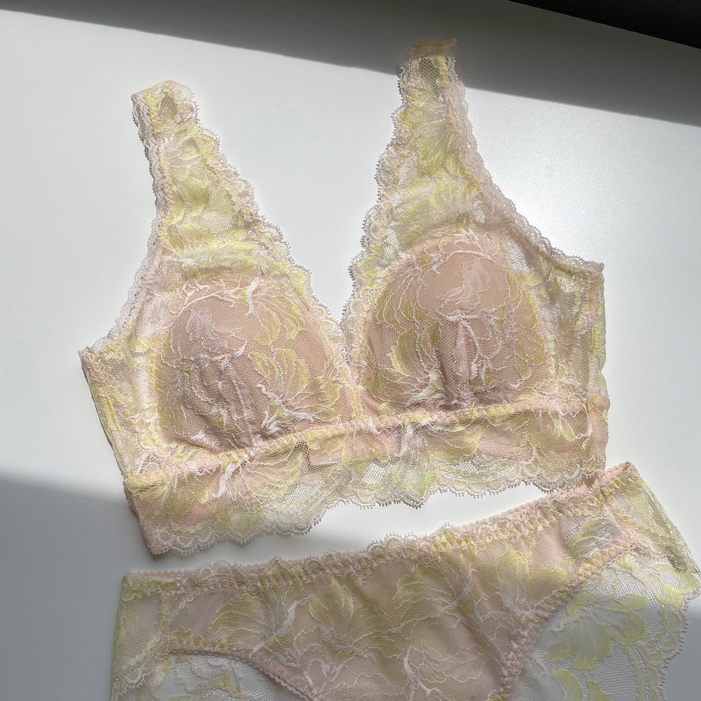 Lily Long Bralette|Yellow