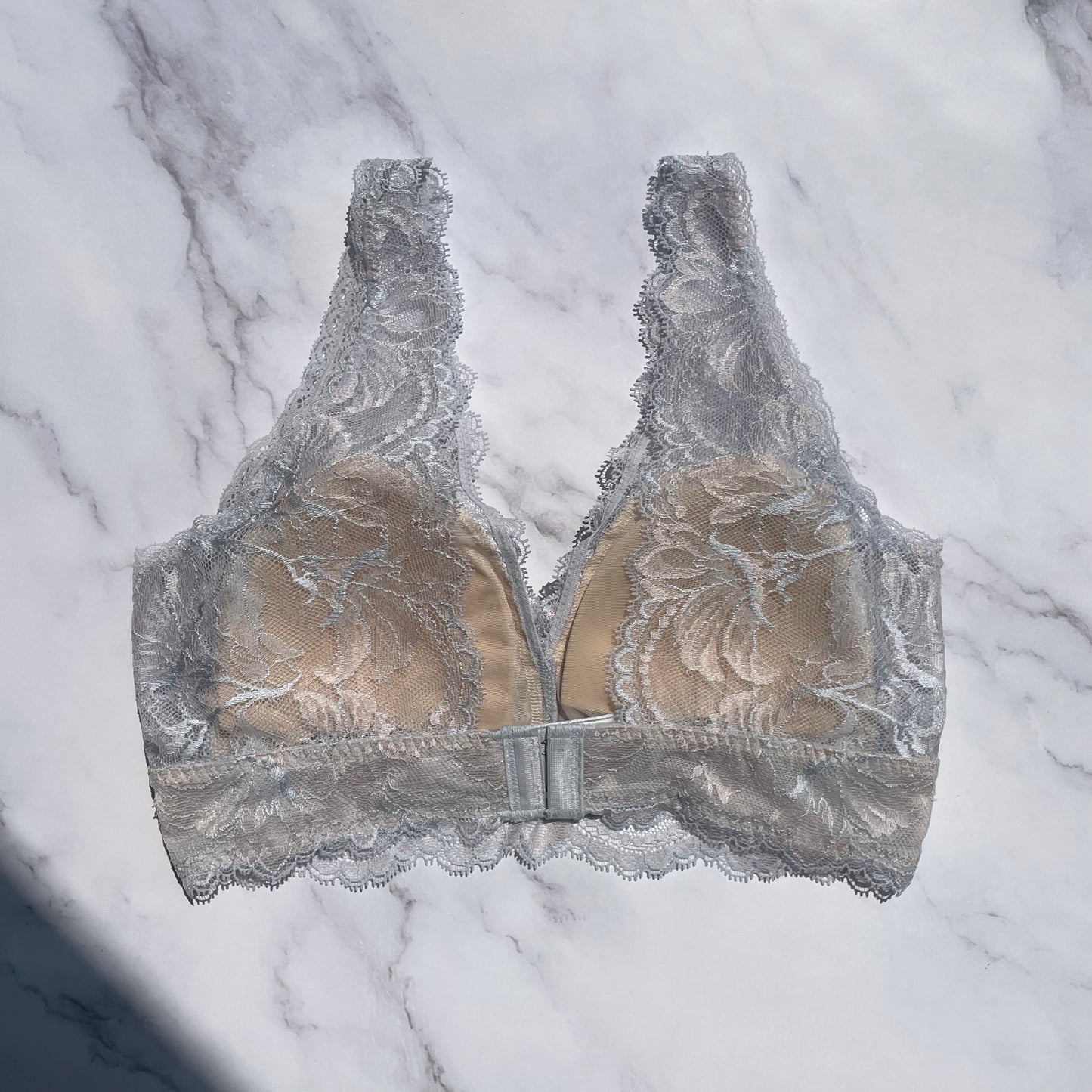 Lily Long Bralette|Gray