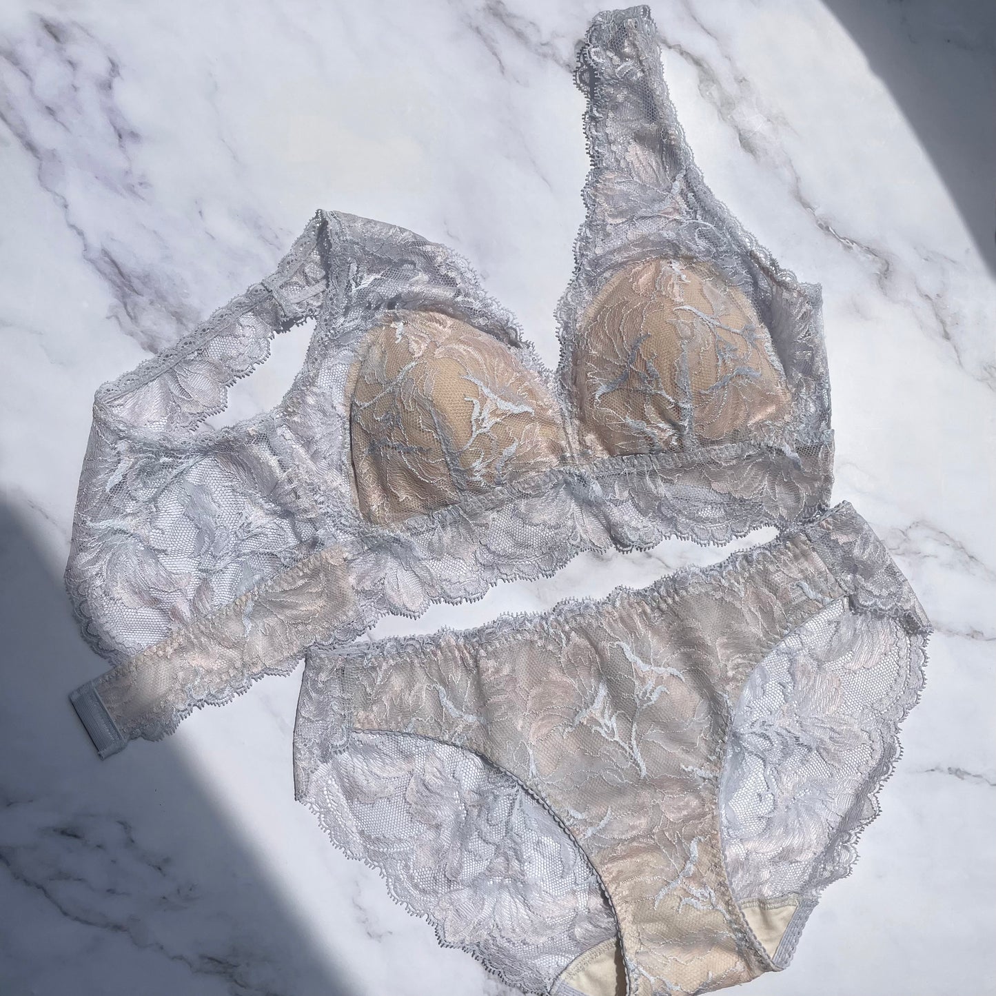 Lily Long Bralette|Gray