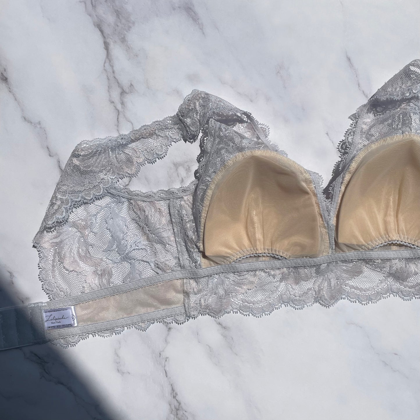 Lily Long Bralette|Gray