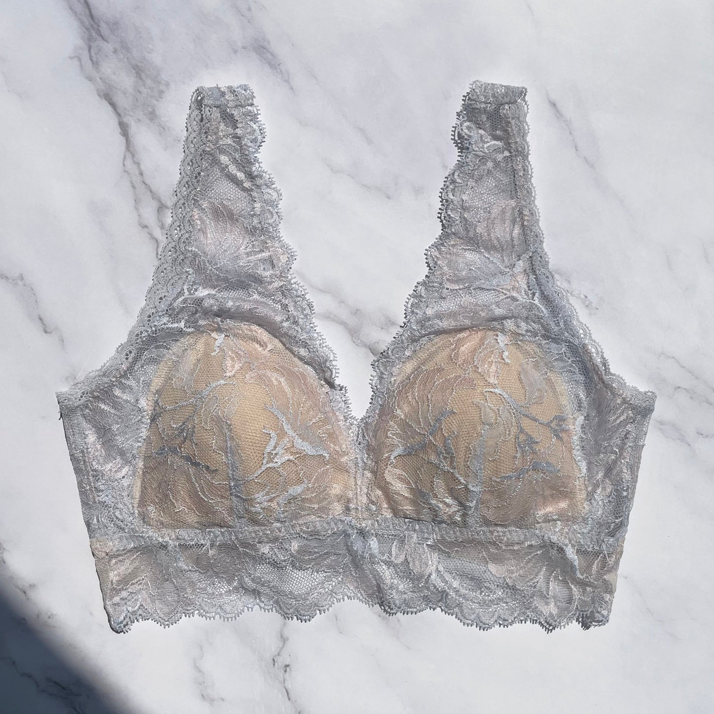 Lily Long Bralette|Gray