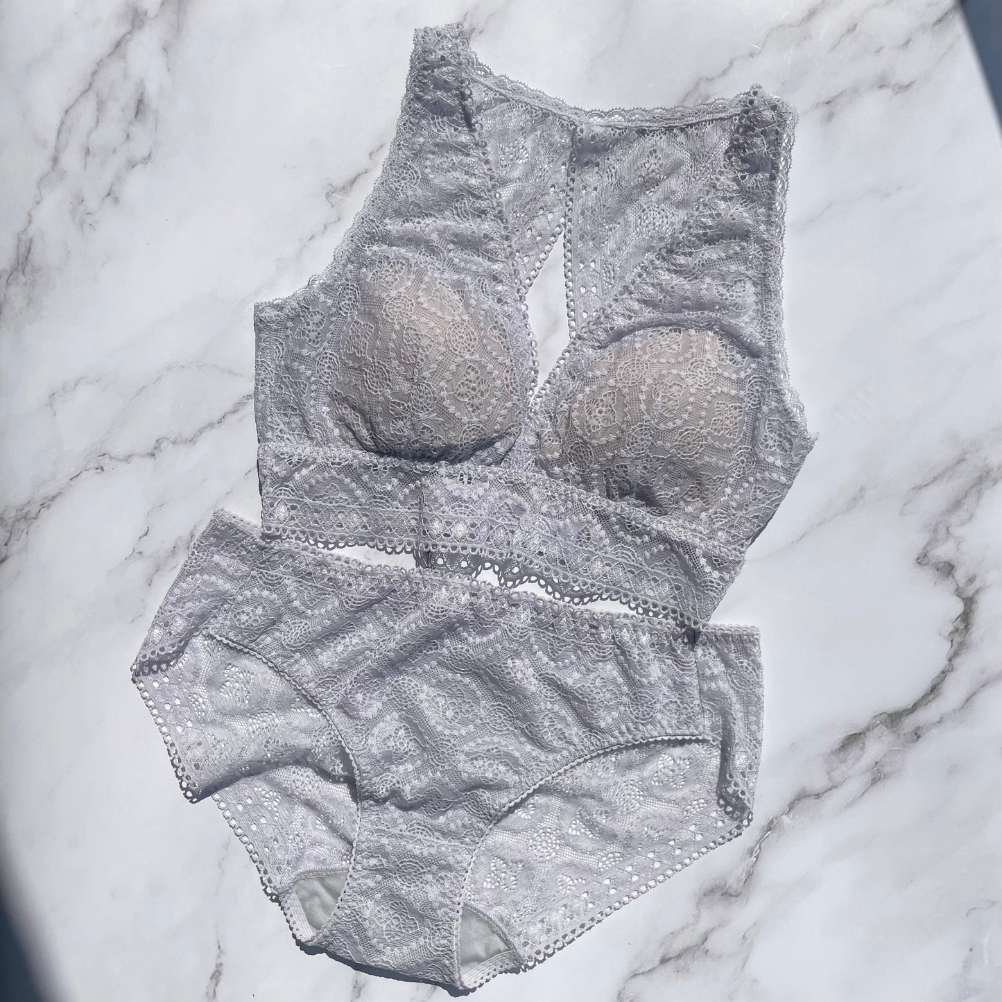 Moroccan Back Style Bralette|Lavender