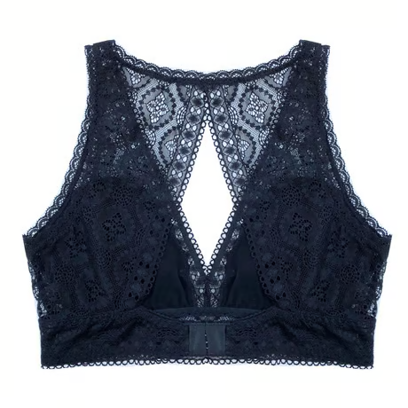 Moroccan Back style Bralette|Black