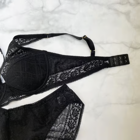 SALE Freesia Black Underwire Bra