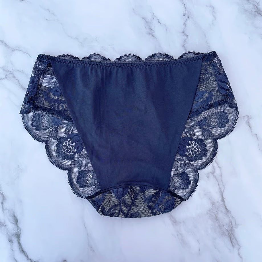 Protea High Waist Bikini|Navy