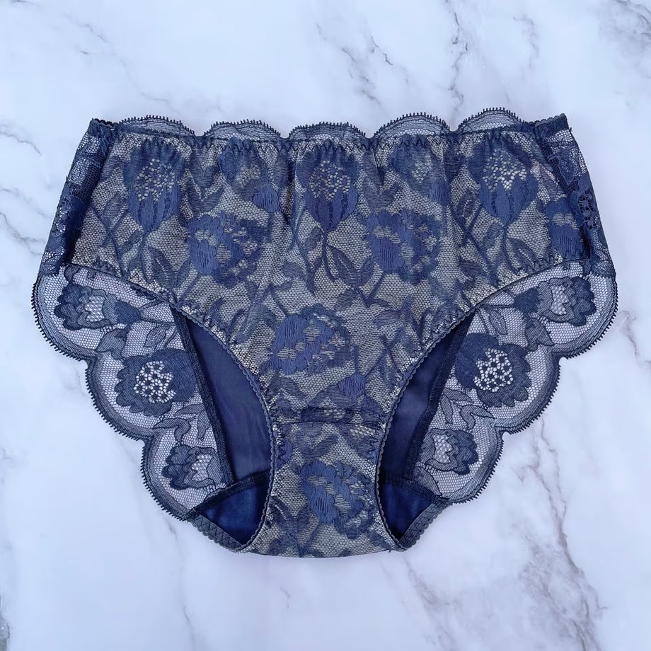Protea High Waist Bikini|Navy