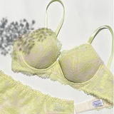 Poppy Lime Yellow Underwire Bra