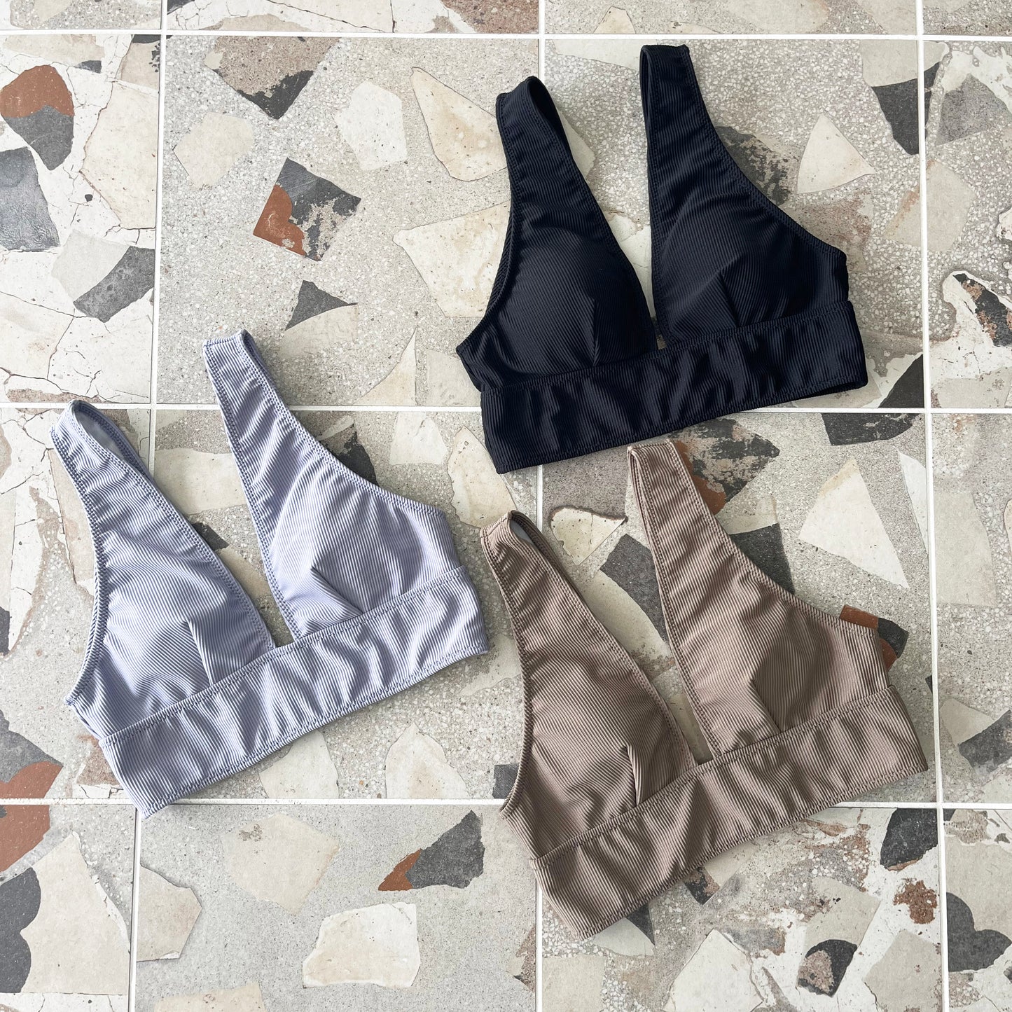Swim Wear Tops|Black