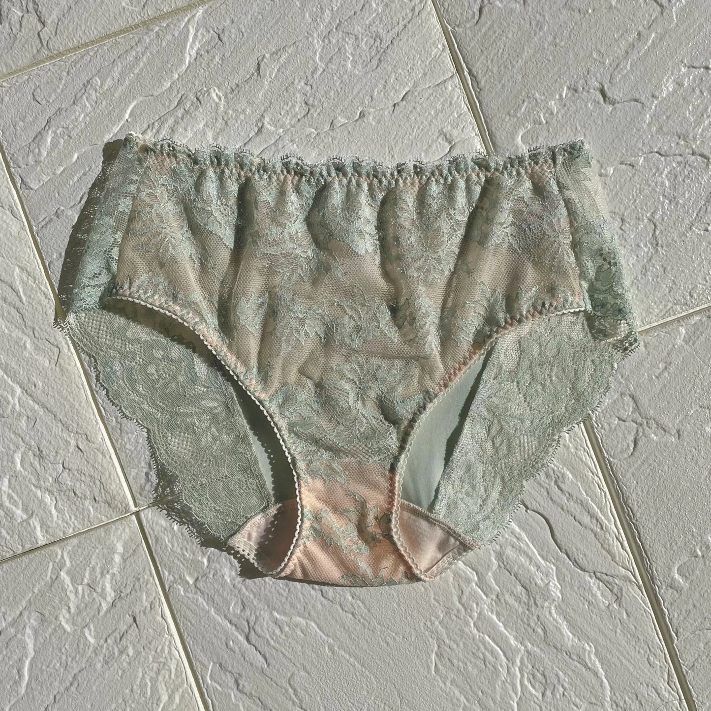 Lilac Mint Blue High Waist Bikini