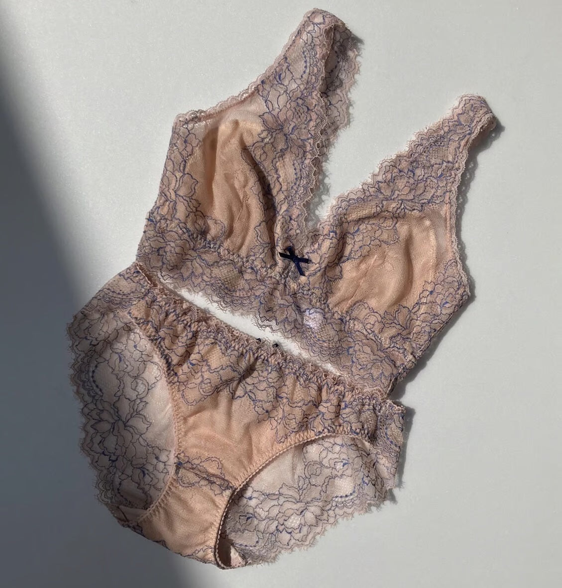 SALE Passion Blue Long Bralette