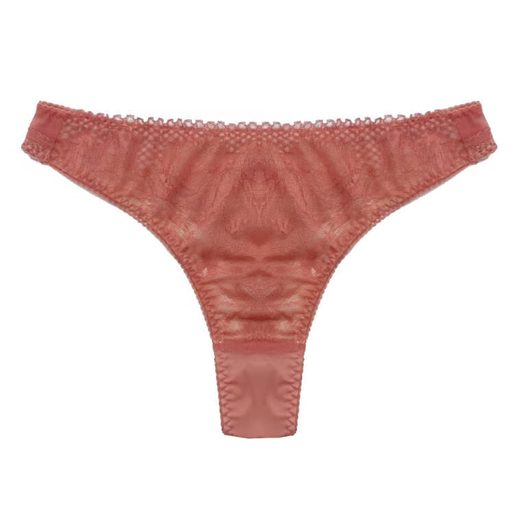 SALE Calla Lily Coral Thong