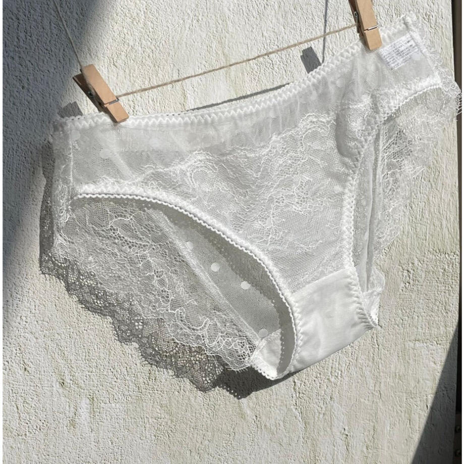 Polka Dot Bikini|White