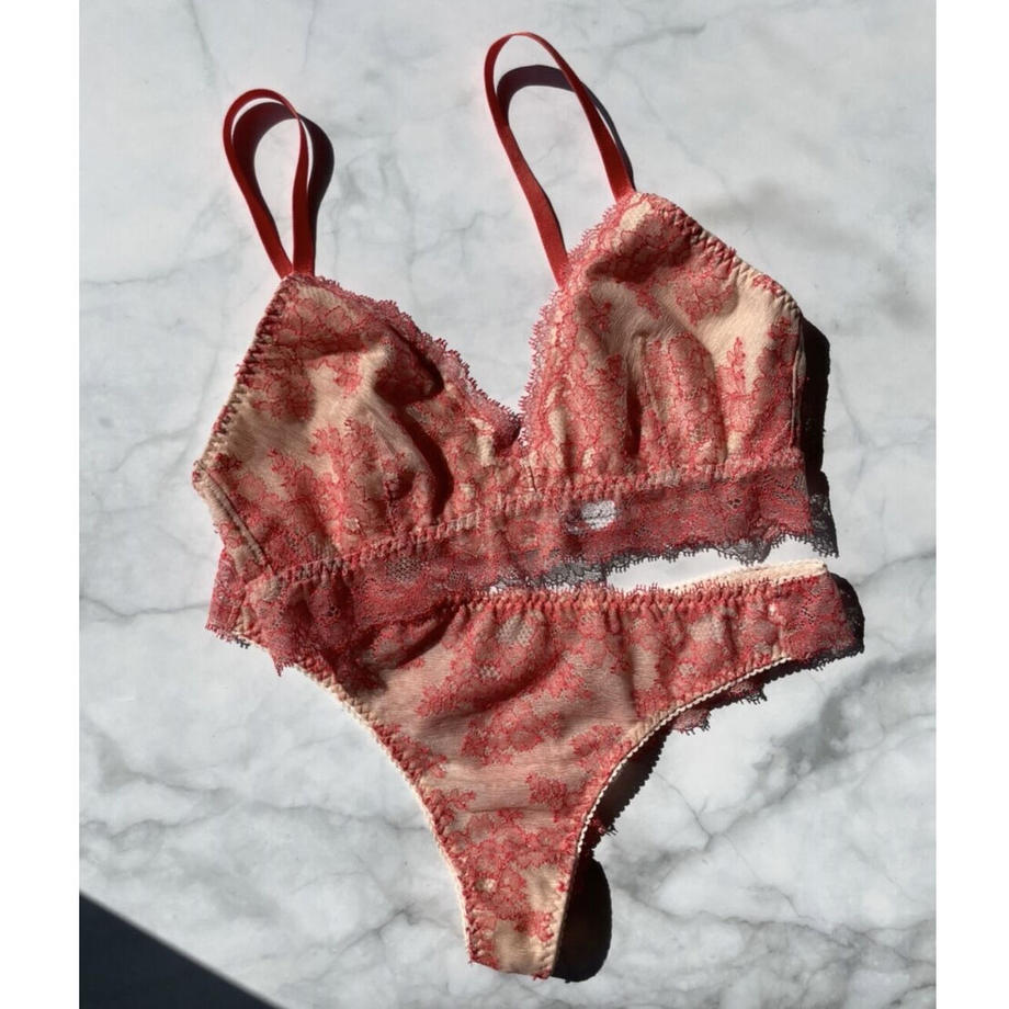 SALE Poppy Orange Bralette
