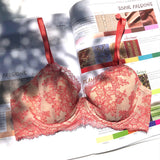 Poppy Orange Underwire Bra