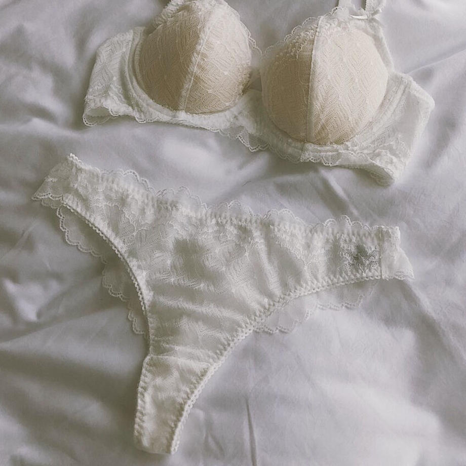 White Love Thong
