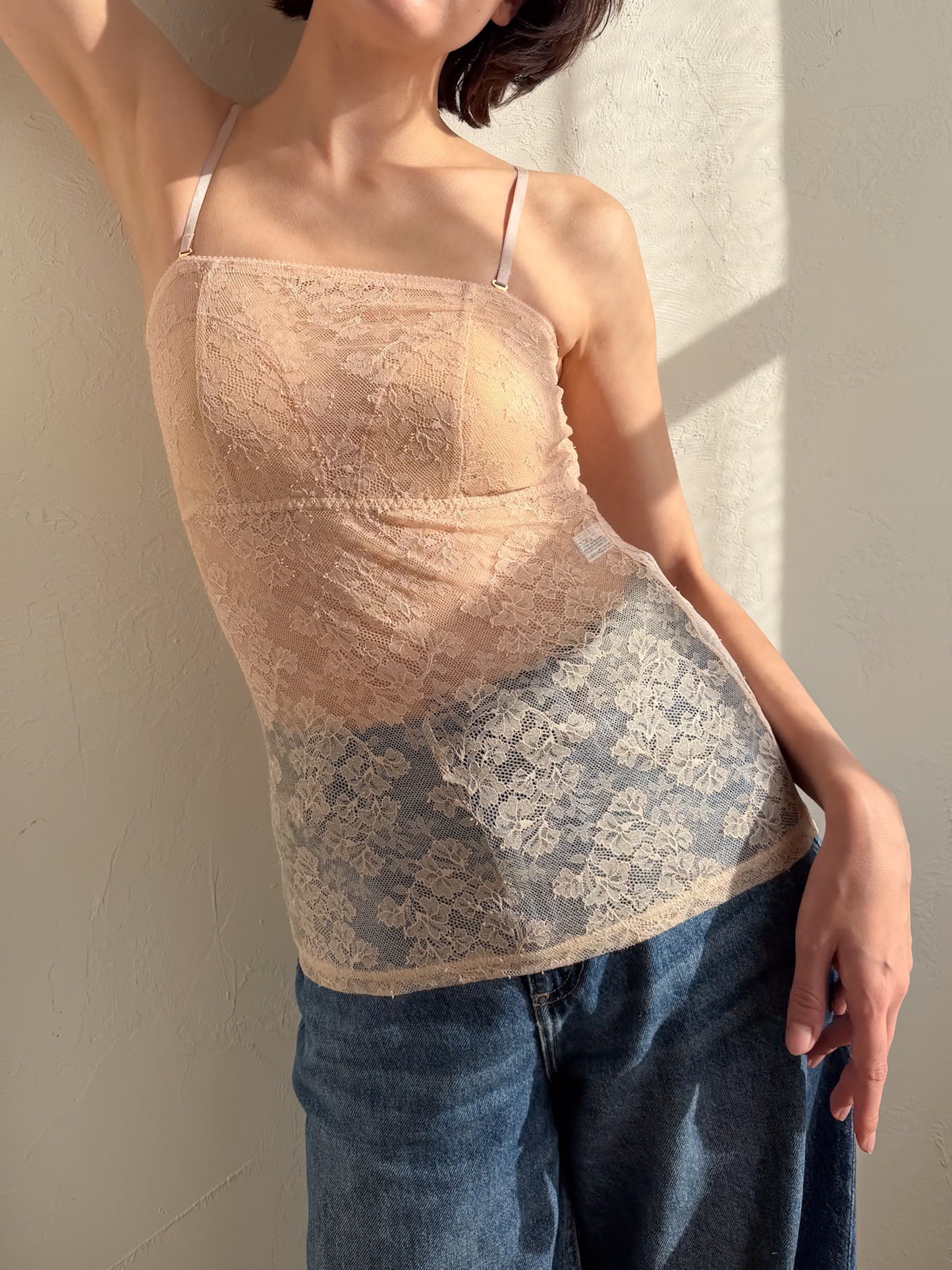 Viola Strapless BraCamisole｜Nude Pink