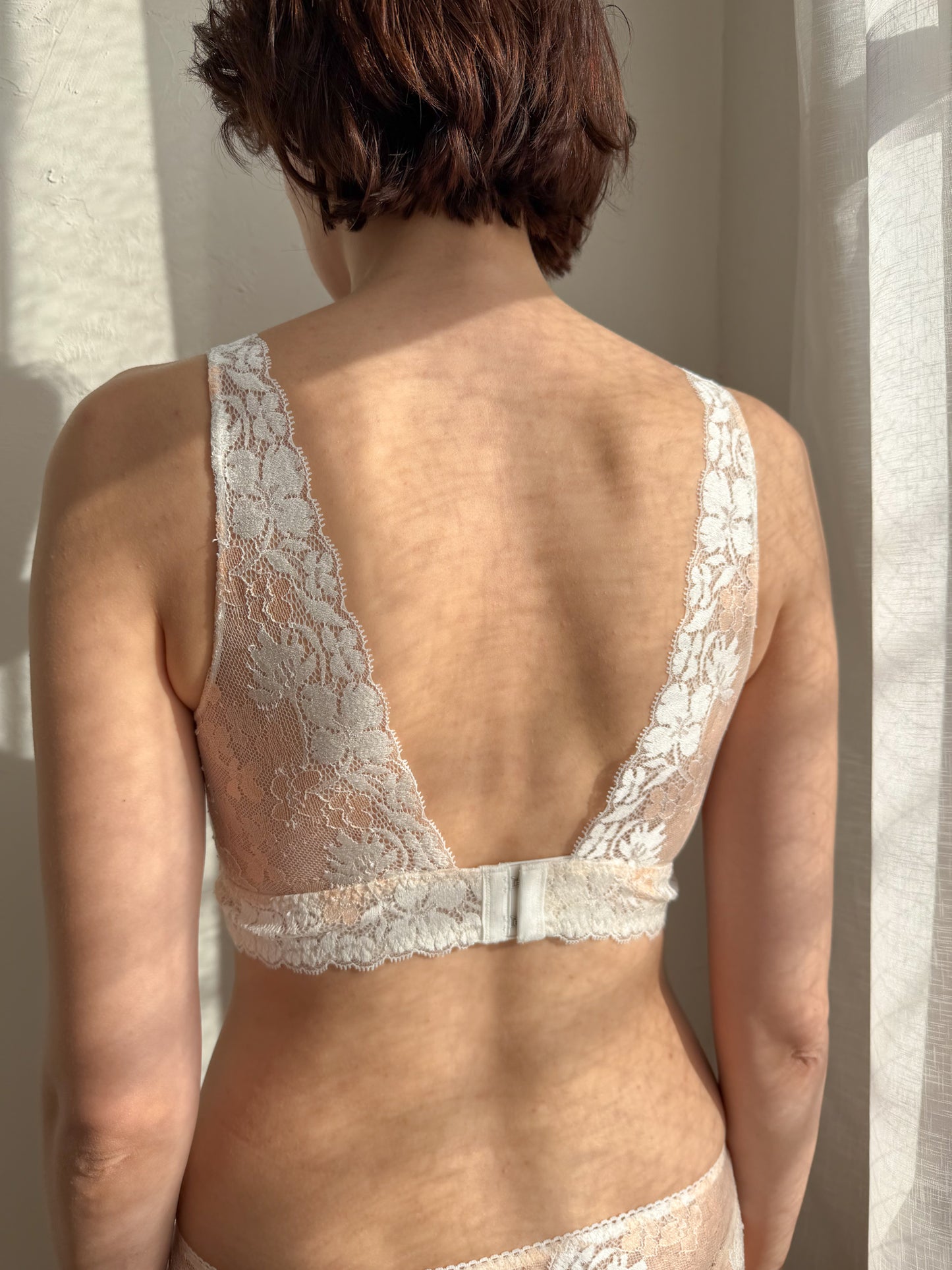 Lupin Long Bralette｜White