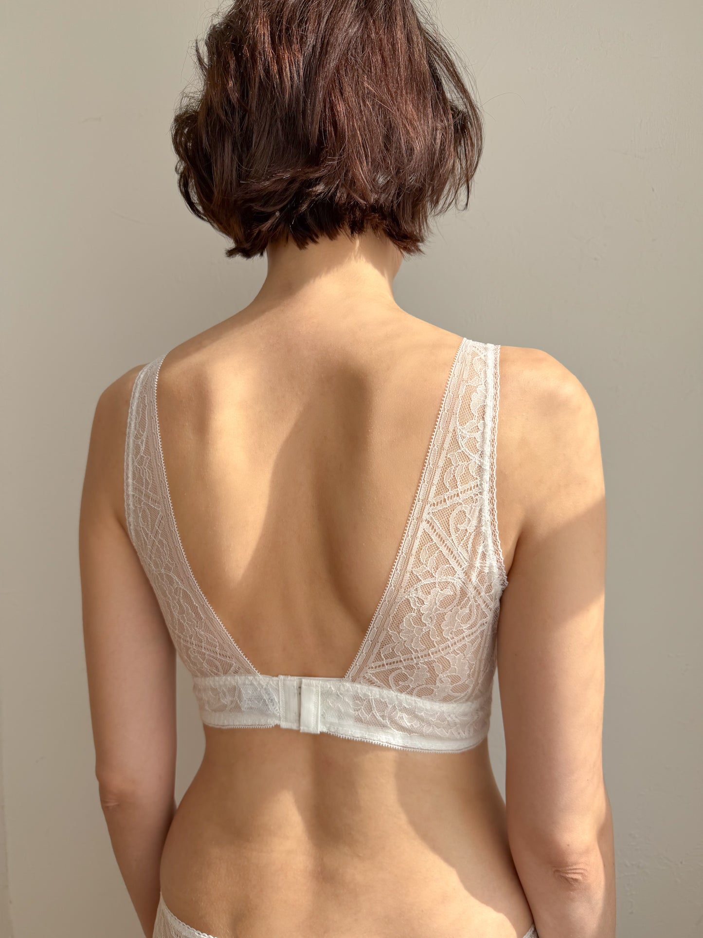 Amary Long Bralette｜White