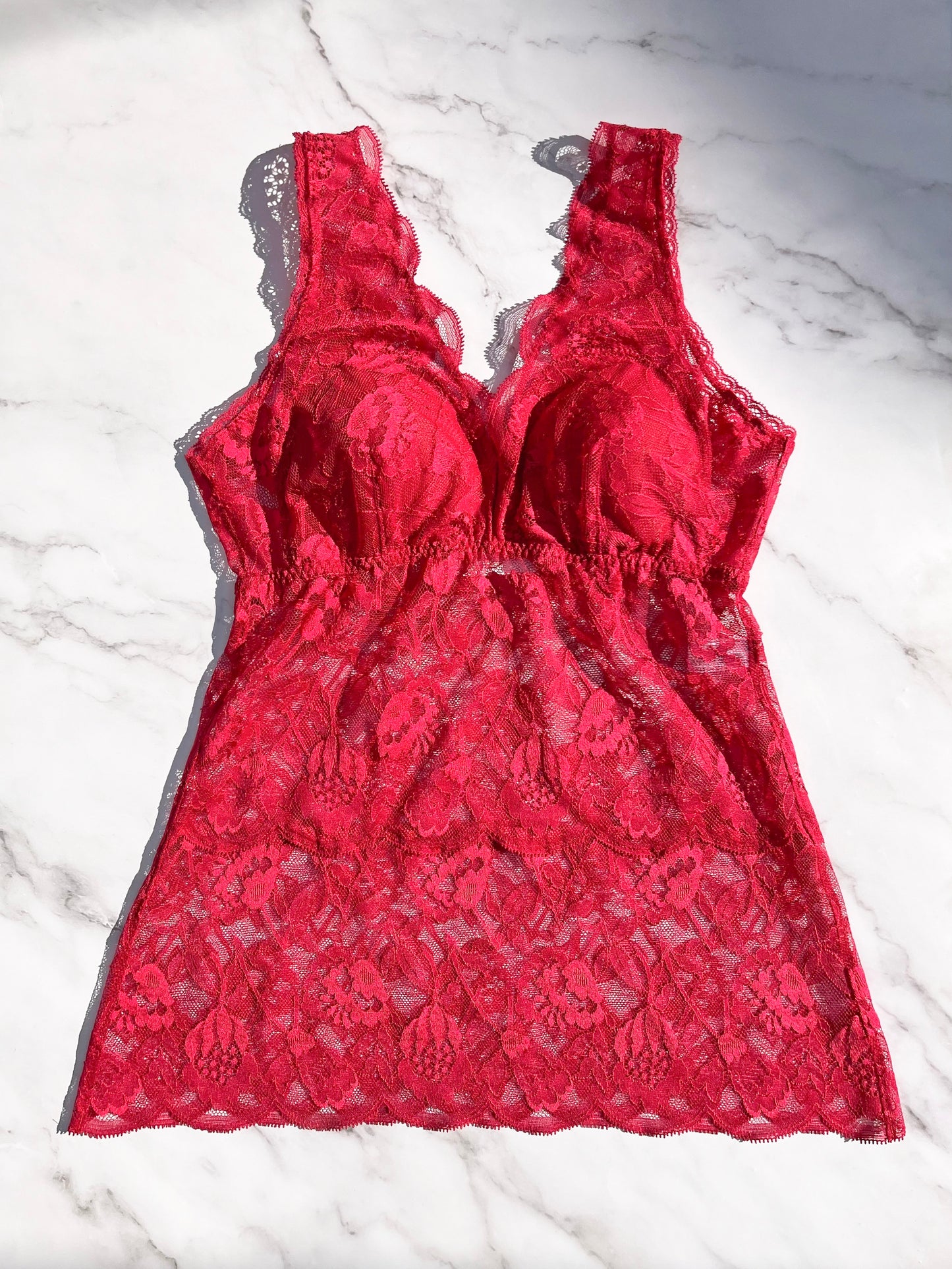 Protea All Lace BraCamisole｜Navy