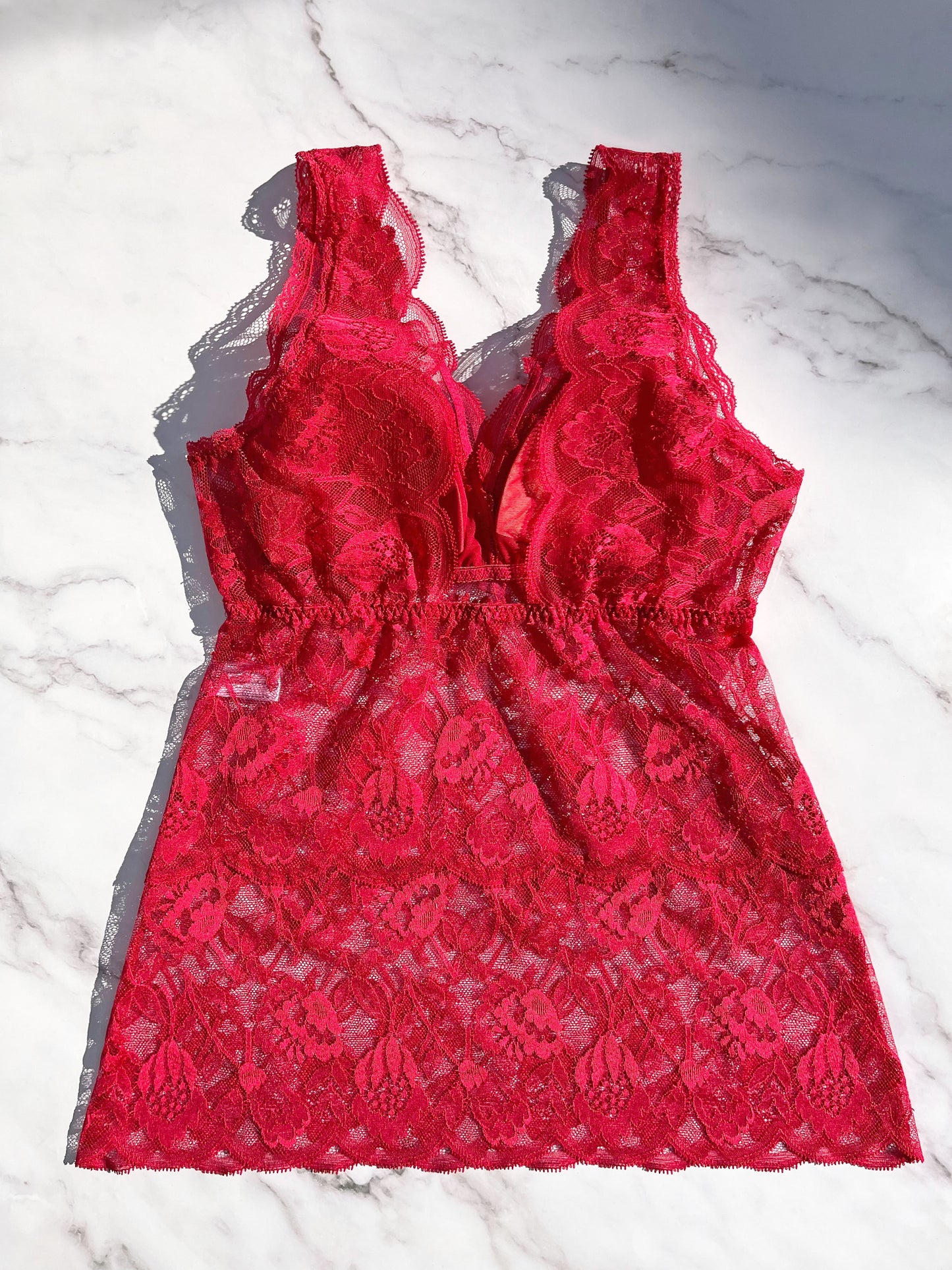 Protea All Lace BraCamisole｜Navy