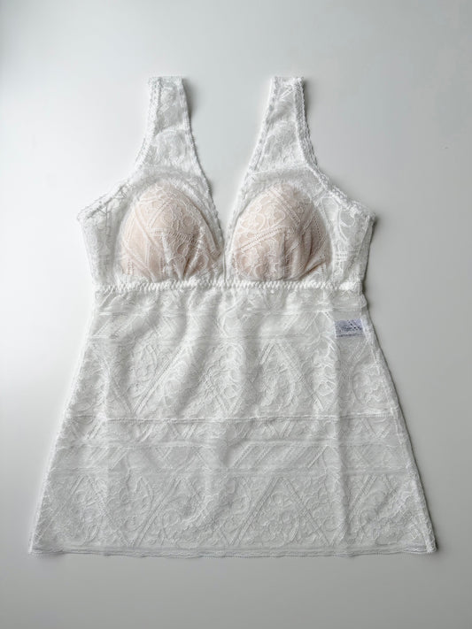 Amary All Lace BraCamisole｜White