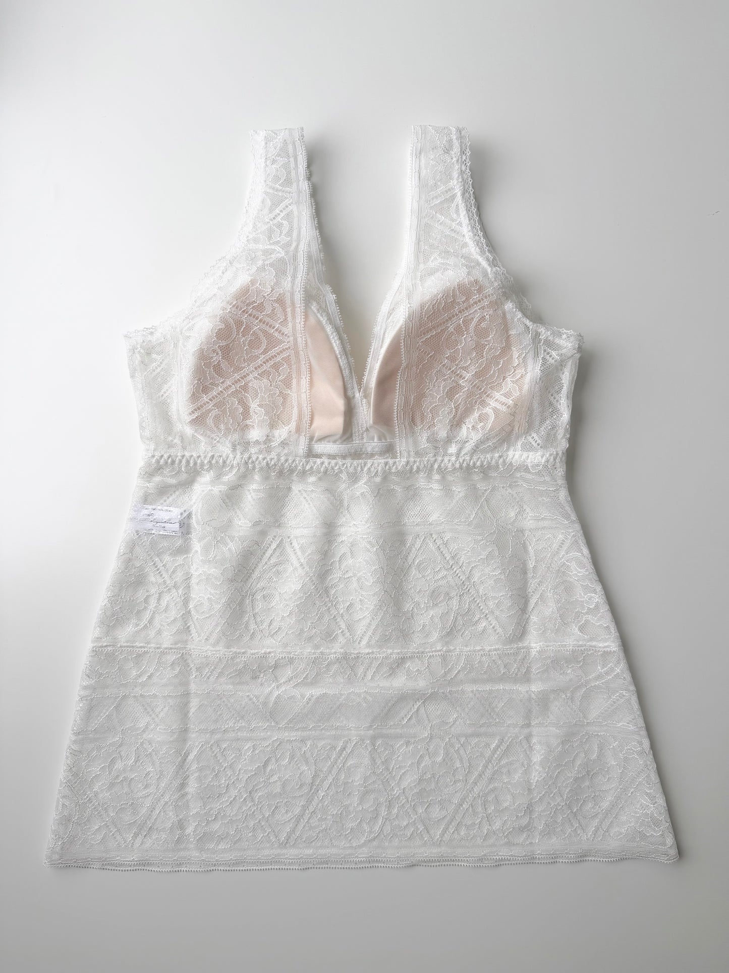 Amary All Lace BraCamisole｜White