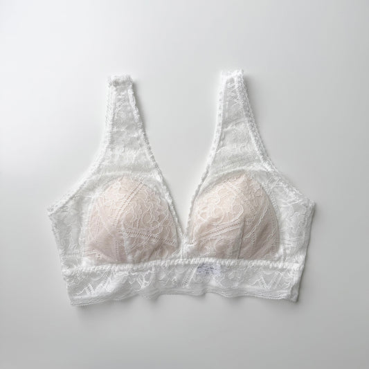 Amary Long Bralette｜White