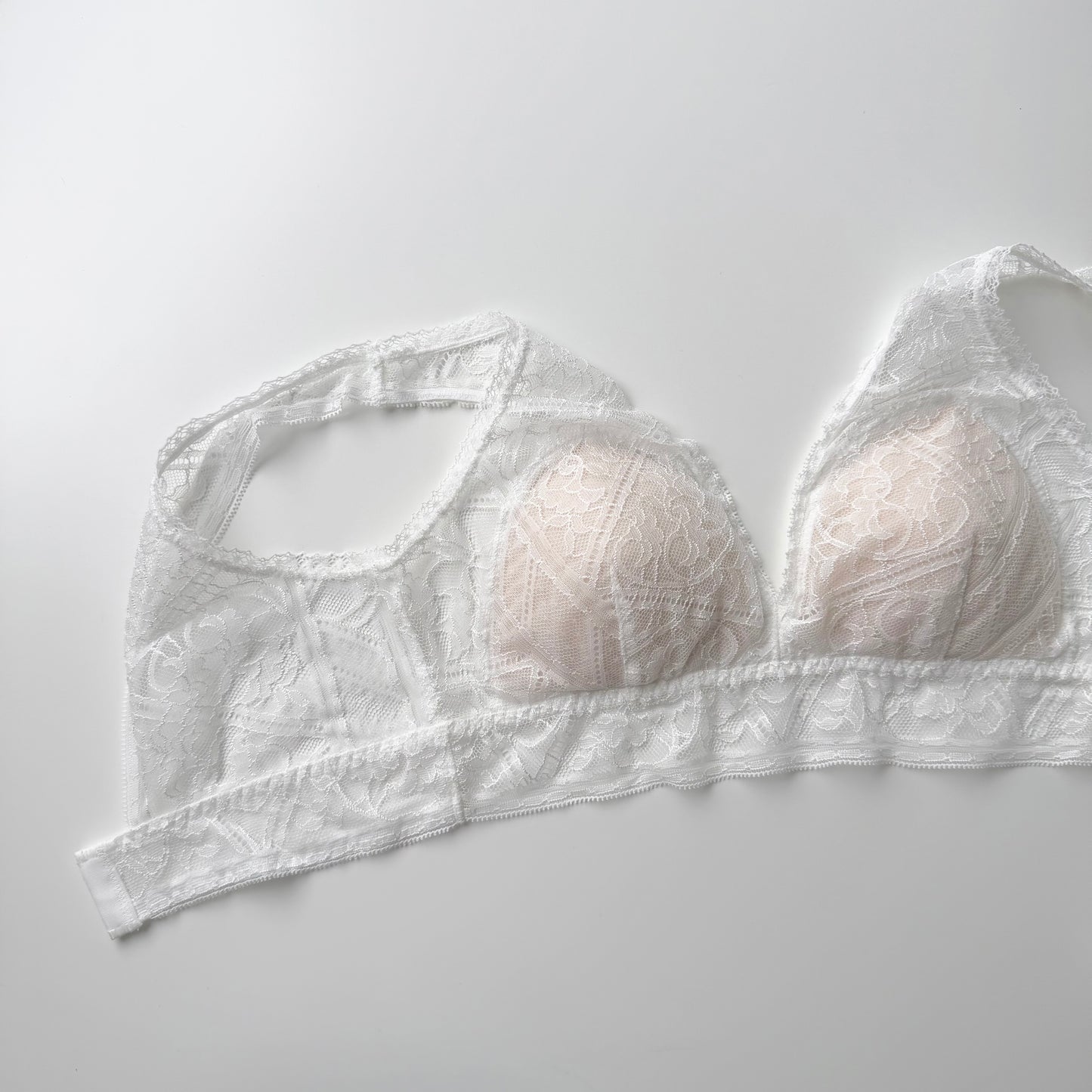 Amary Long Bralette｜White