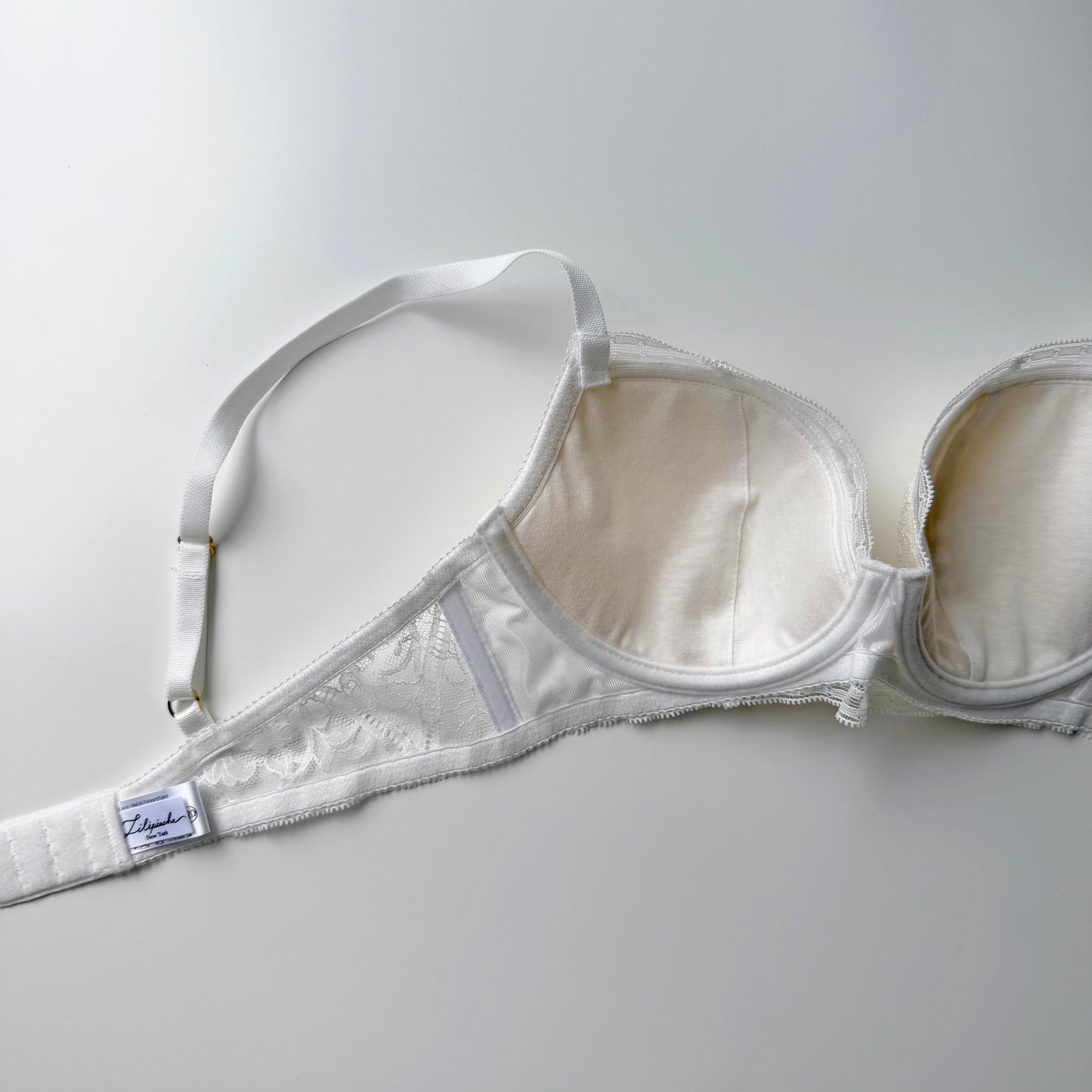 Amary 3/4 Cup Underwire Bra｜White