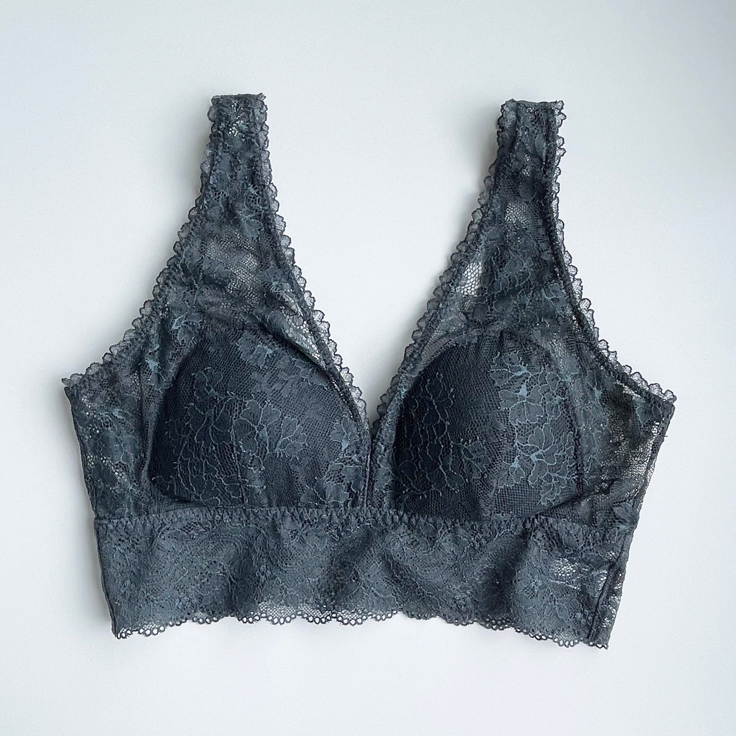Viola Long Bralette｜Moss Green