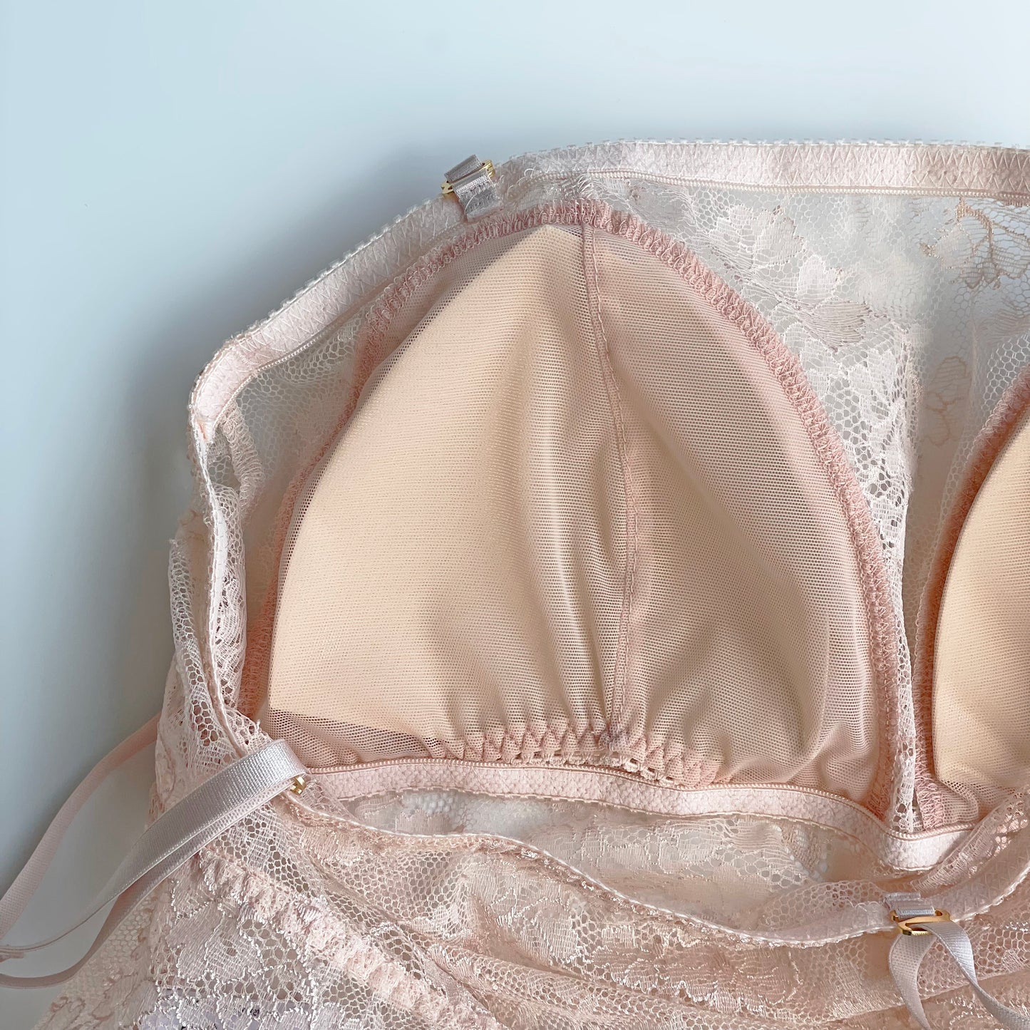 Viola Strapless BraCamisole｜Nude Pink