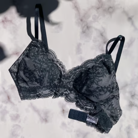 SALE Lilac Forest Green Bralette