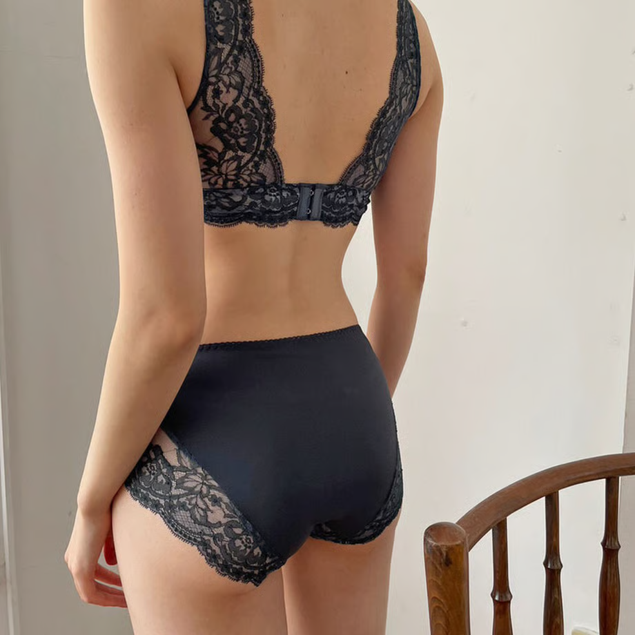 SALE Lilac Forest Green High Waist Bikini