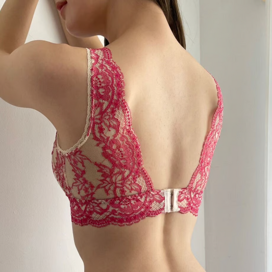 Lilac Berry Long Bralette