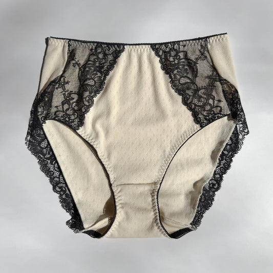 Cotelia High Waist Bikini｜Ivory