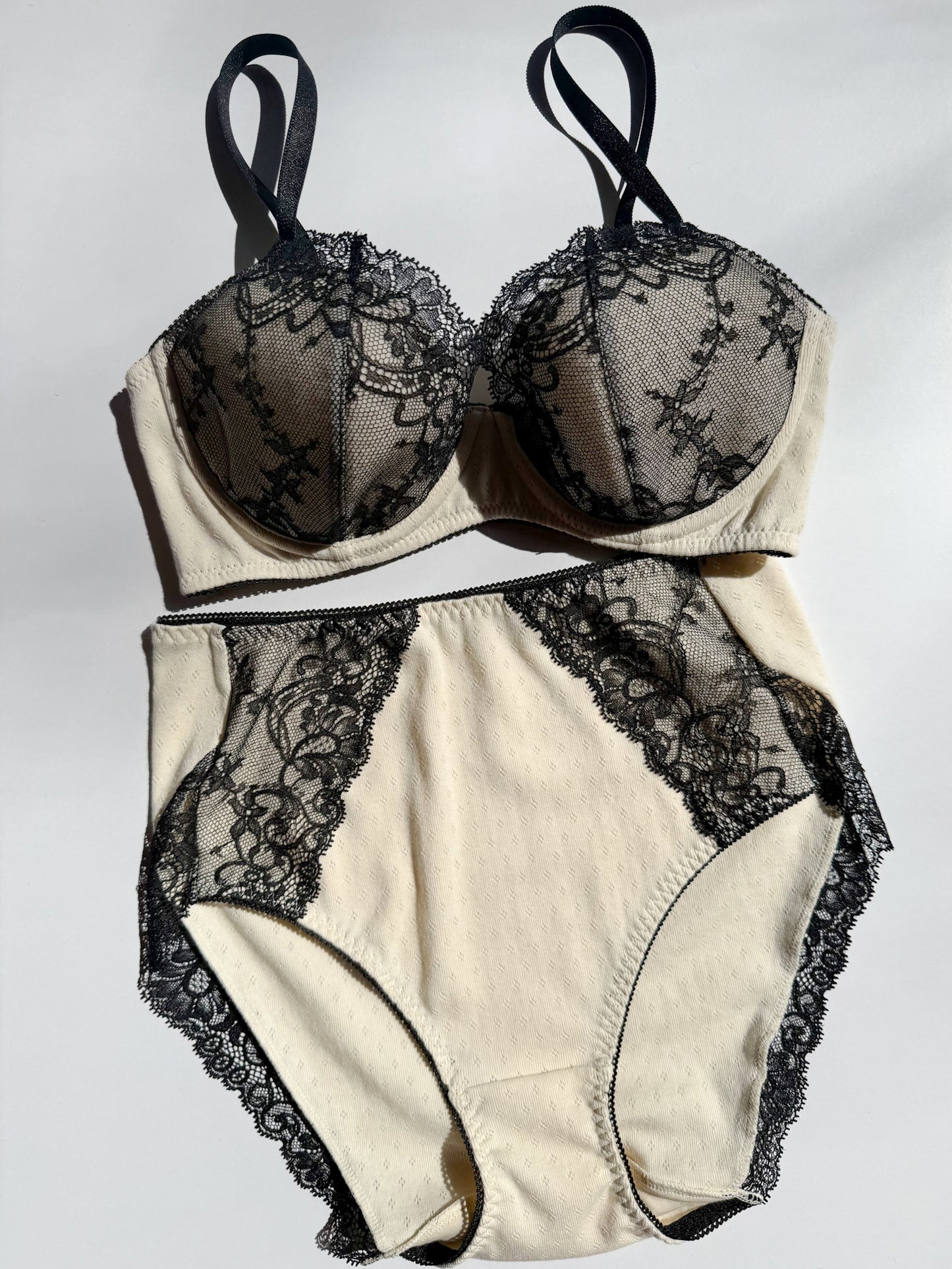 Cotelia High Waist Bikini｜Ivory