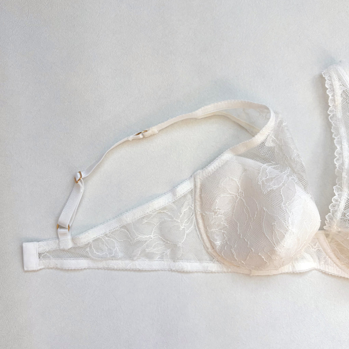 Ellis Plunge Underwire Bra｜Ivory