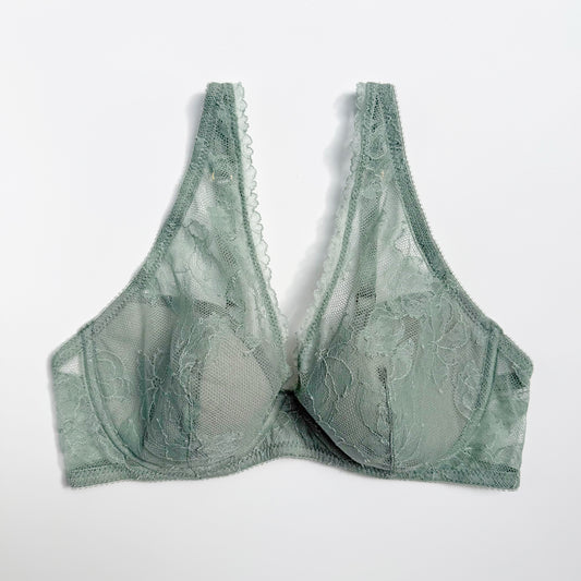 Ellis Plunge Underwire Bra｜Olive