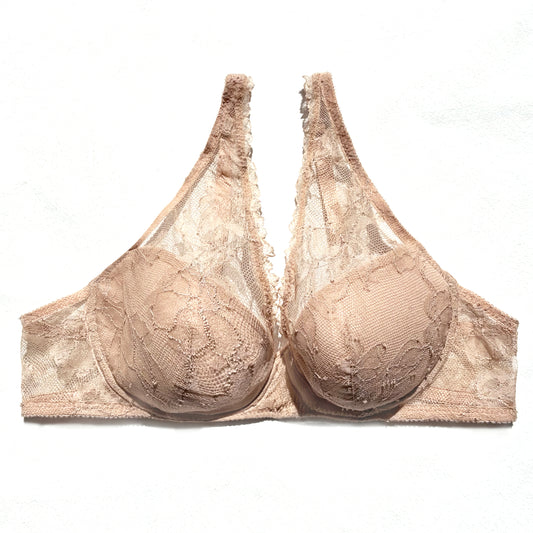 Ellis Plunge Underwire Bra｜Sand Beige