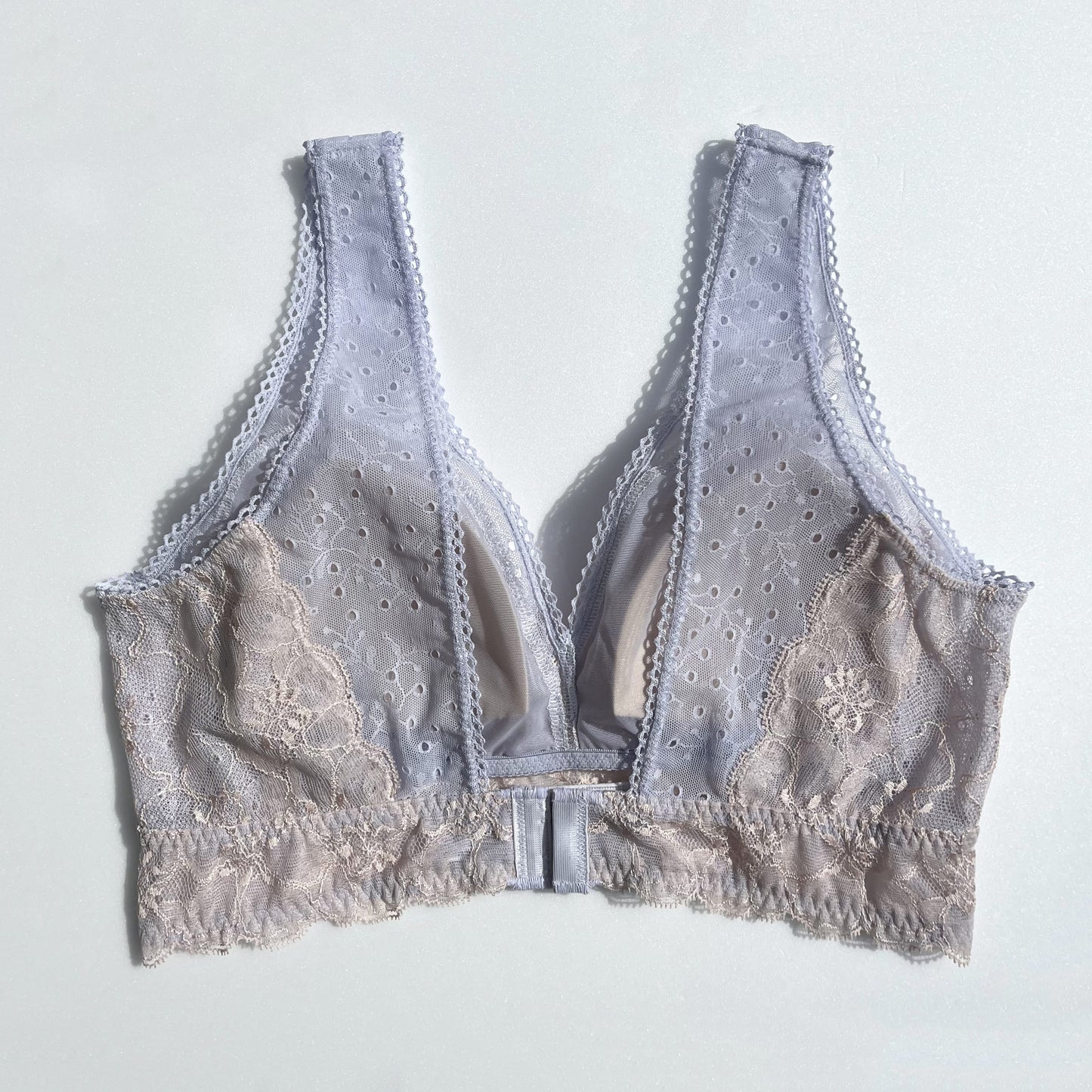 Jasmine Long Bralette｜Pale Blue