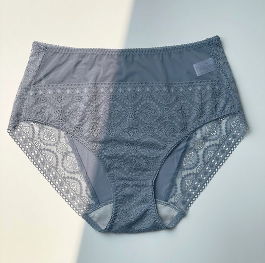 Moroccan High Waist Bikini | Blue Glay