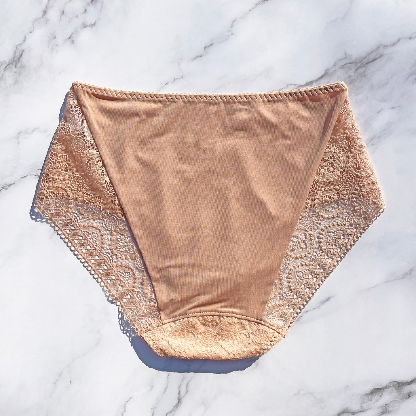 Moroccan High Waist Bikini | Pink Brown