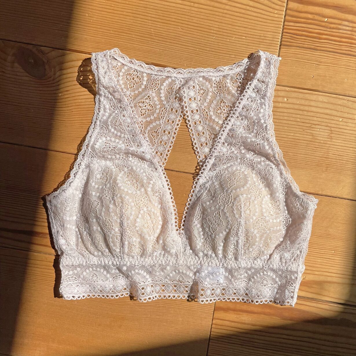 Moroccan Back Style Bralette｜Sand Pink