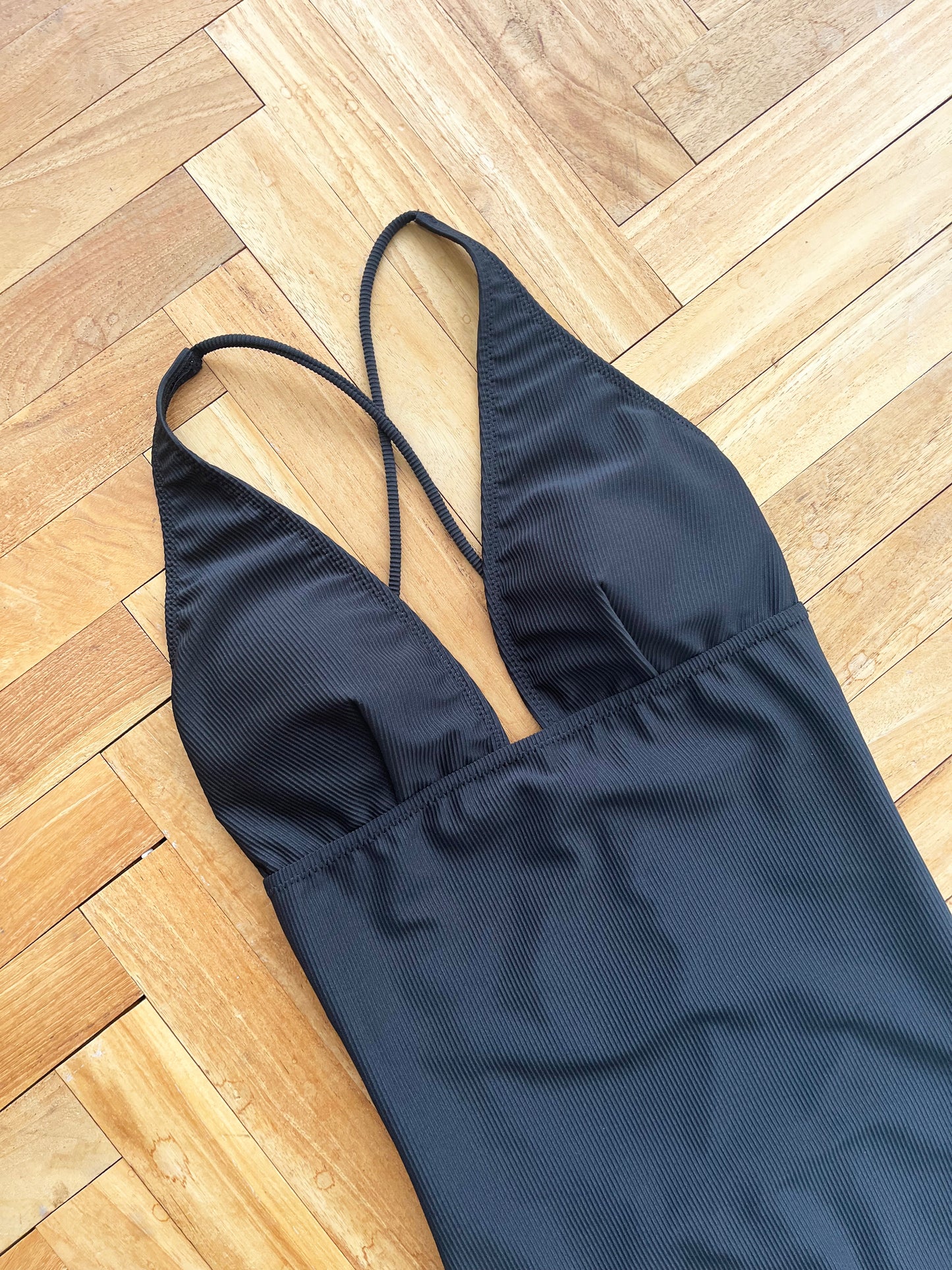 Swim Wear Holterneck Onepiece｜Black