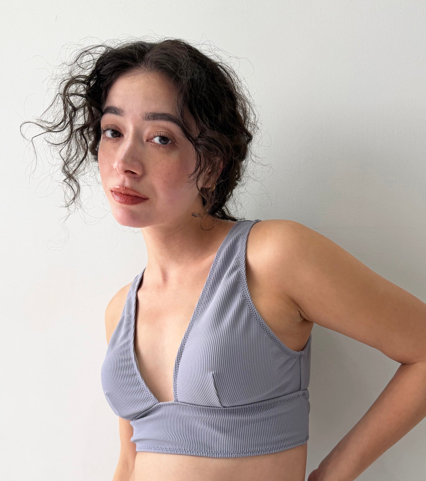 Swim Wear Tops｜Light Glay