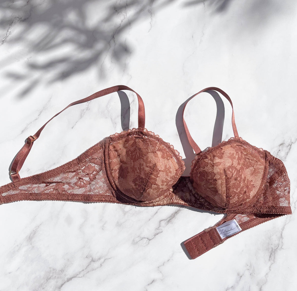 Viola 3/4 Cup Underwire Bra | Brown