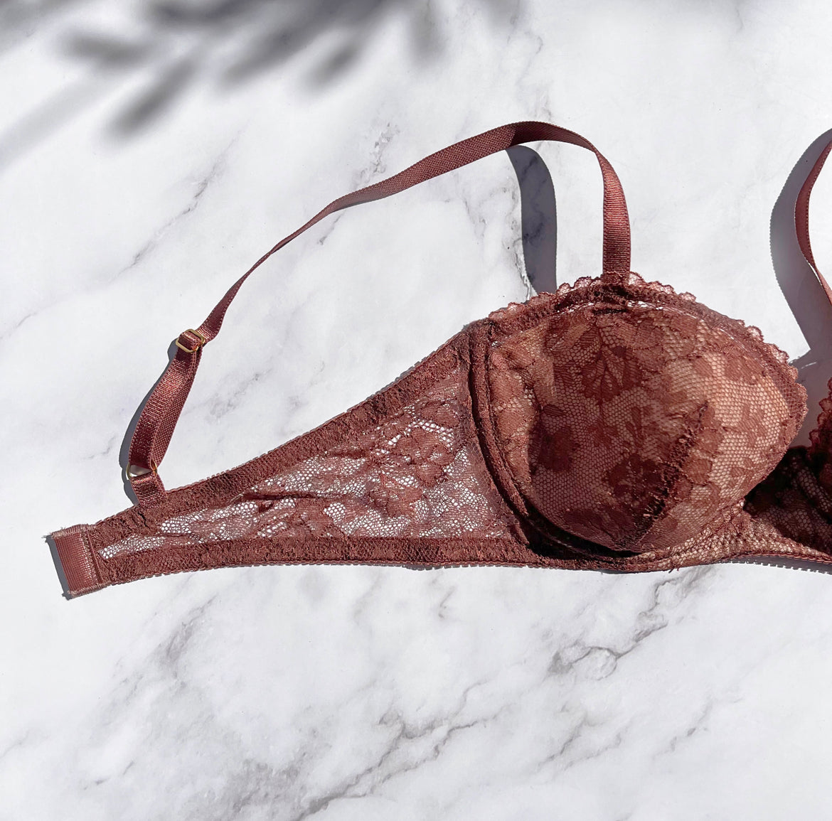 Viola 3/4 Cup Underwire Bra | Brown