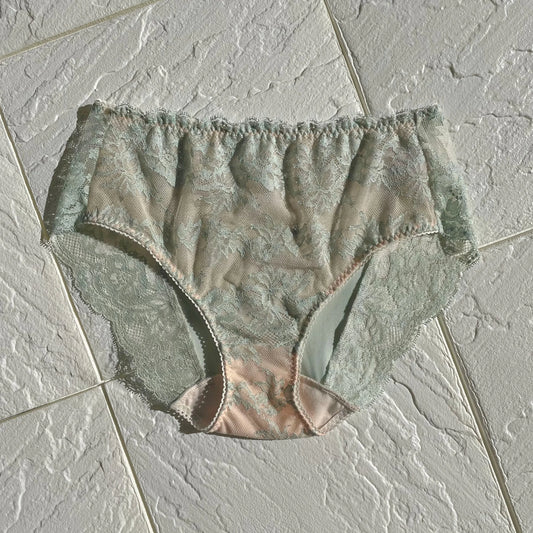 Lilac Mint Blue High Waist Bikini